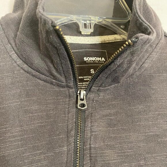 Sonoma Men's Small Collard Pull Over Long Sleeve Tee - Picture 3 of 8